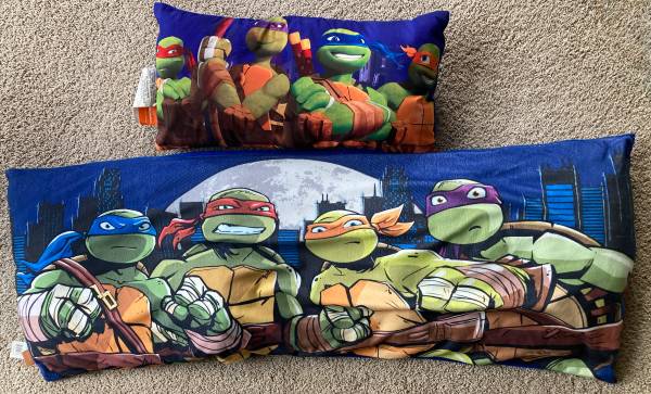TMNT Pillows, Teenage Mutant Ninja Turtles kid boy bedroom throw decor 1