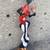 Cuba Folk Art Hand-carved 18” wood Sculpture Woman w Maracas Musician 3 thumbnail