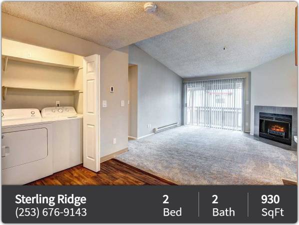 $2,110 / 2br - 930ft2 - Zoom on over for a look at our great 2 bed, 2 bath! 930 Sq Ft! (Kent)64031309800833121