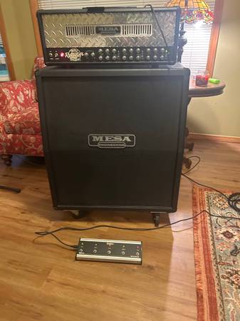 2007 mesa boogie triple rectifier head with matching cab 1
