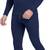 New Men's Thermal Base Layer Underwear Top Bottom Set Medium Blue 8 thumbnail