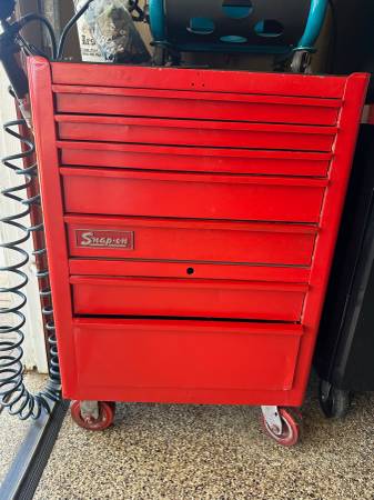 Snap On Tools Roller Cab Tool Box 7 Drawer Cabinet Large Caster Wheels 1