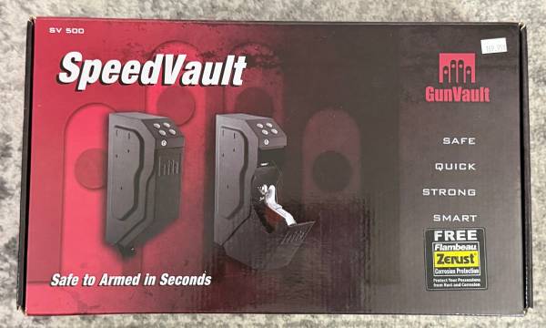 GunVault SpeedVault SV500 Quick Access Digital Gun Safe 1