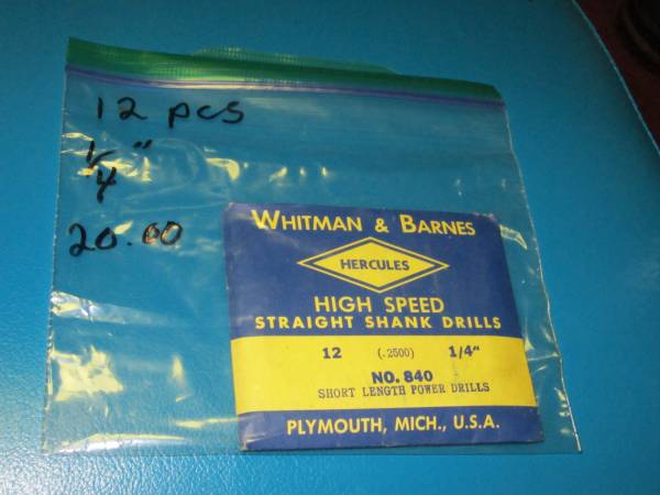 Hercules High Speed Stubby Drill Bits New 1