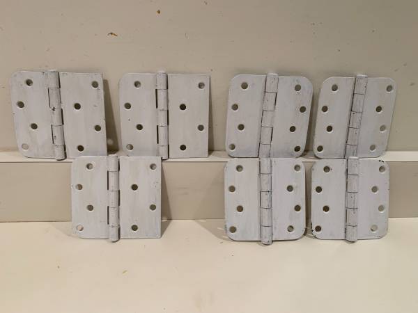 Door Hinges - 4" - Gloss White 1