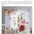 NEW Floral Sheer Curtains for Living Room 84" 2 Panels Set Elegant Red 2 thumbnail