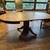 Antique Solid Oak Dining Table 1 thumbnail