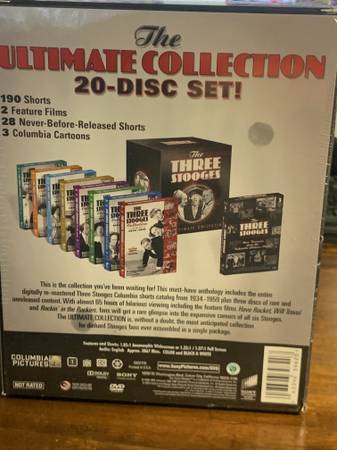 The 3 Stooges The Ultimate Collection in Unopened Packaging 1