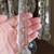Antique Crystal Lamp -Tall, Huge Prisms, Nice Color, Hollywood Regency 14 thumbnail
