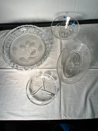 Fall / Fruit Theme Serving Pieces - 4 Piece Lot 1