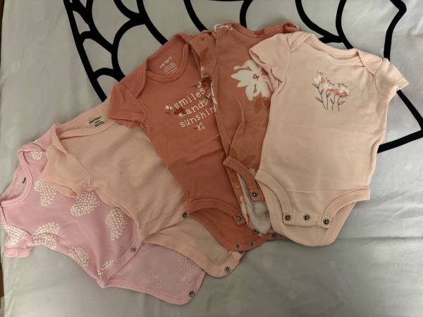 New born Short Sleeve Bodysuit, Baby Clothes for Girls 1