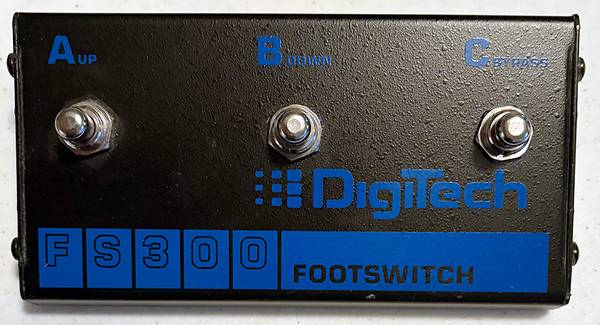 DigiTech FS 300 3-Position Multi Function Footswitch Foot Controller 1