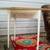 CORNER TABLE DESK VANITY Vintage BASIC WITZ Furniture MCM Antique 6 thumbnail