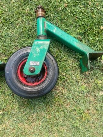 TWO (2) BOBCAT RANSOMES 48 INCH MOWER FRONT FORKS AND WHEELS - $12563440187335683122