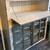 Vintage Farmhouse-Style Bookcase Cabinet with Glass-Front Doors 2 thumbnail