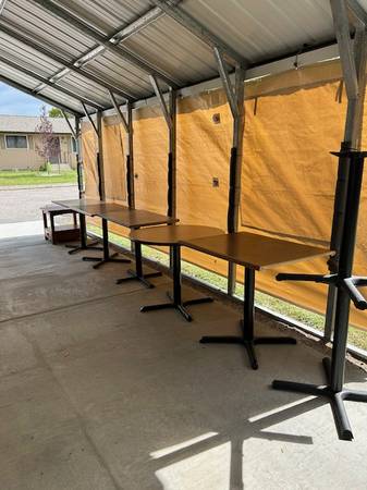 Restaurant Tables and pedestals 1