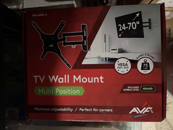 Wall Mount TV Hardware Kit 1
