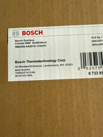 New Bosch Climate 5000 18K BTU Minisplit Air Conditioner Outdoor Condenser 1