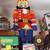 Lifsize Tinsel LED Lighted Nutcracker/Soldier 1 thumbnail