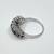 14K White Gold Sapphire and Diamond Ring 3 thumbnail