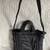 Vince Camuto Washable Nylon Tote Bag Purse Myah Black Matte 5 thumbnail