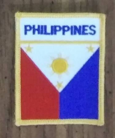 Philippines flag patch 1