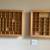 2 WALL MOUNTED CURIO CABINETS SHADOW BOX 1 thumbnail