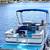 REDUCED! 1996 Omni Harris 24' Pontoon Boat with Trailer 3 thumbnail