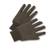 Deluxe 10 oz. Brown Jersey Gloves, 100% Cotton - 1 dz 1 thumbnail