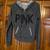 Women’s Victoria’s secret’s pink full zip gray hoodie size xs 1 thumbnail