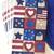 RED WHITE & BLUE PICNIC SUPPLIES KRAFTWARE Placemats Plates Cups 5 thumbnail