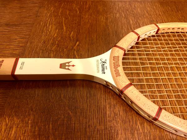 Vintage The Jack Kramer Autograph Wilson Tennis Racket