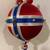 Scandinavian Flag Ornaments, Set of 5 OR sold separately for $20 each 2 thumbnail