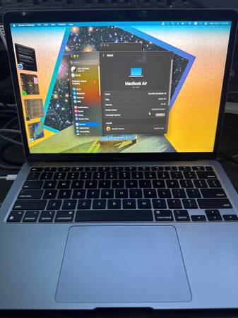 Apple M1 Macbook Air 16gb ram 512gb ssd 1