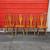 A set of four Dining Room Chairs with rounded backs 10 thumbnail
