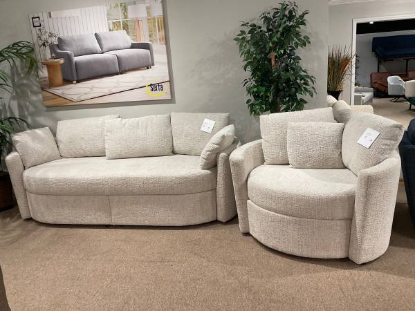 Beckett Storage Sofa with Accent chair 1