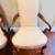 Queen Anne Solid Mahogany Shepherds Crook Arm Chairs - a Pair 9 thumbnail