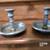 VINTAGE PEWTER CANDLE HOLDER SET 2 thumbnail
