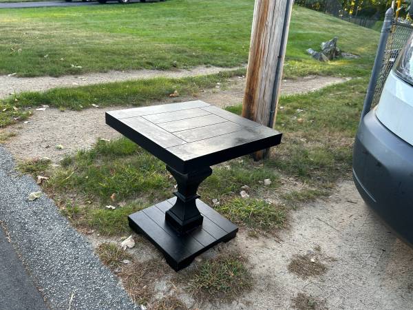 Free Solid Wood End Table 1