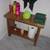 Stylish Handcrafted Wooden Bathroom Bench 1 thumbnail