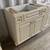 34"W Off White Bathroom Vanity No Top No Sink Used Good Cond 1 thumbnail