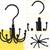 NEW BigOtters 2PCS Tie Belt Hangers, Rotatable Belt Rack 6 thumbnail