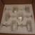 Vintage Art Deco Coupe Glasses, Set of 6 Ribbed Coupe Cocktail Glasses 2 thumbnail