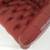 2 Mid century Italian Tufted  Leather Club  Chairs Red 14 thumbnail