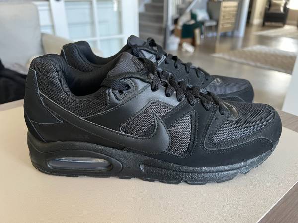 Nike Air Max Command Triple Black Mens Size 11 1