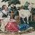 Antique Victorian Framed Needlepoint Woman Girl Goat Landscape Tapestr 8 thumbnail