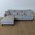 Modern Grey Boucle Sectional 3 thumbnail
