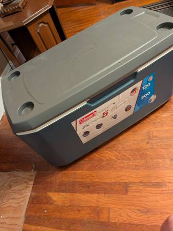 TWO NEW LARGE 120 QUART COLEMAN COOLERS - $40 (Anniston)63440276046339121