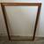 Frame wall brown wood without backing or glass 1 thumbnail