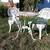 Solid metal garden furniture set 2 thumbnail